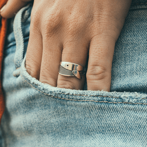 Whale Ring Sterling Silver - Supports Center for Coastal Studies in Provincetown, MA