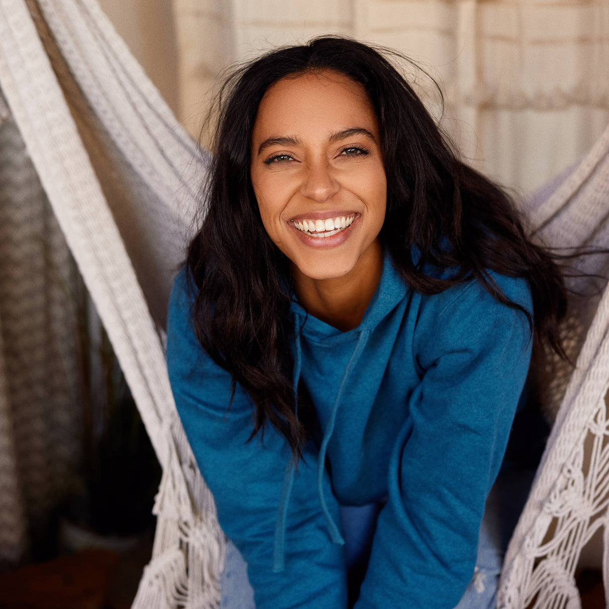 Beachy Organic Sweatshirt to Support Oceans Marine Life Coastal Vibes