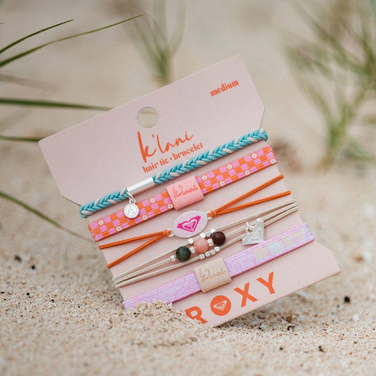 Roxy Beachy Vibe Hair Ties that Double as Bracelets