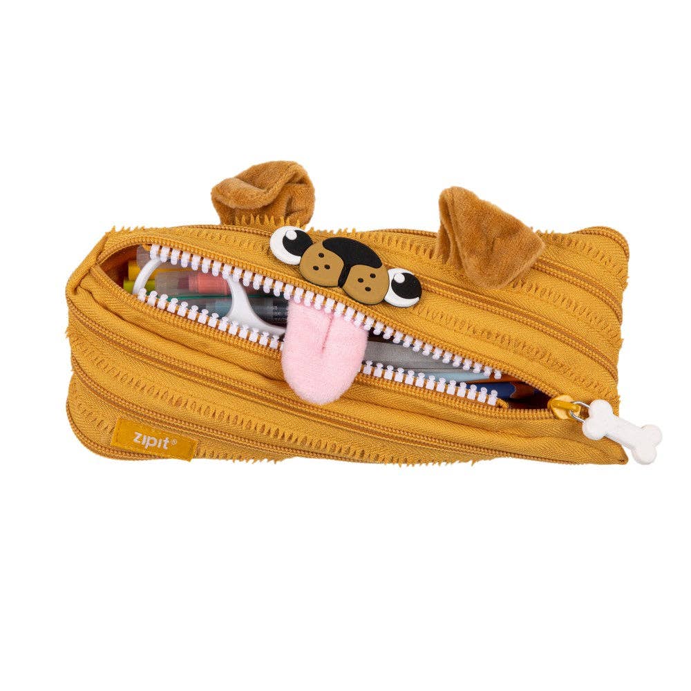 ZIPIT Sandy Paws Dog Pencil Case - Make Back to School Paw-Some!