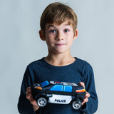 ZIPIT Law & Order Police Car Box, Pencil Case for Boys and Girls