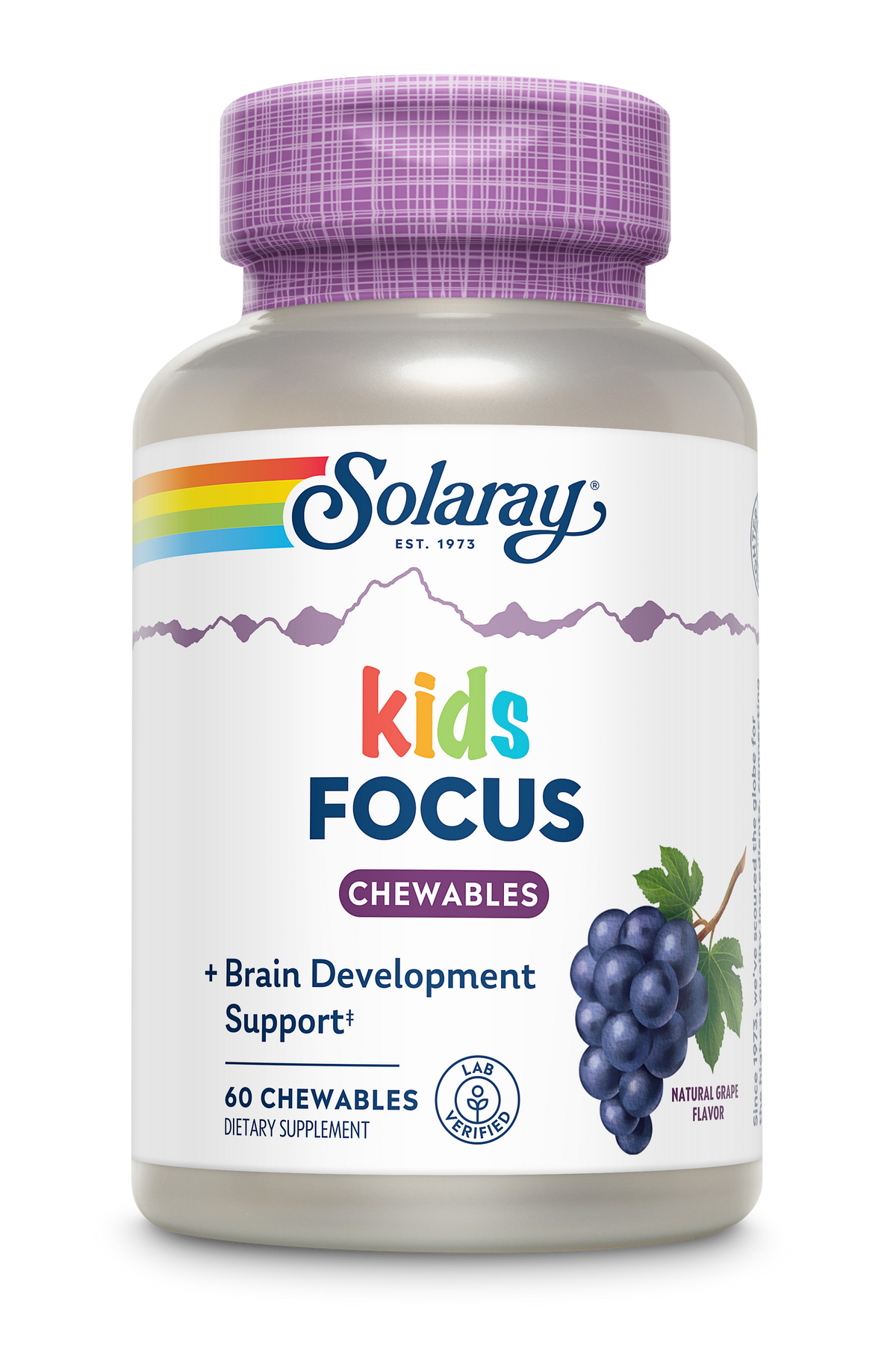 Solaray Focus for Children with DMAE & L-Tyrosine 60ct / Grape