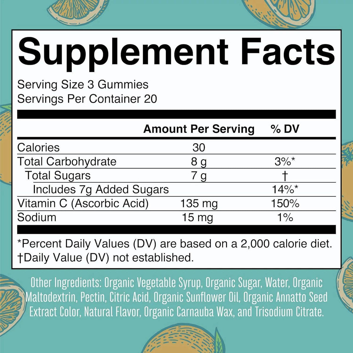 MaryRuth's Organic Vitamin C Gummies | Vegan Non GMO 60 Count