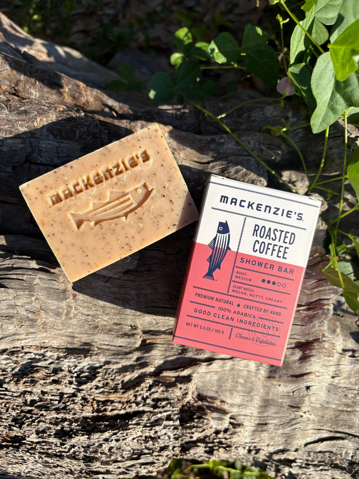MacKenzie's Fisherman Roasted Coffee Shower Bar- 5.5 oz