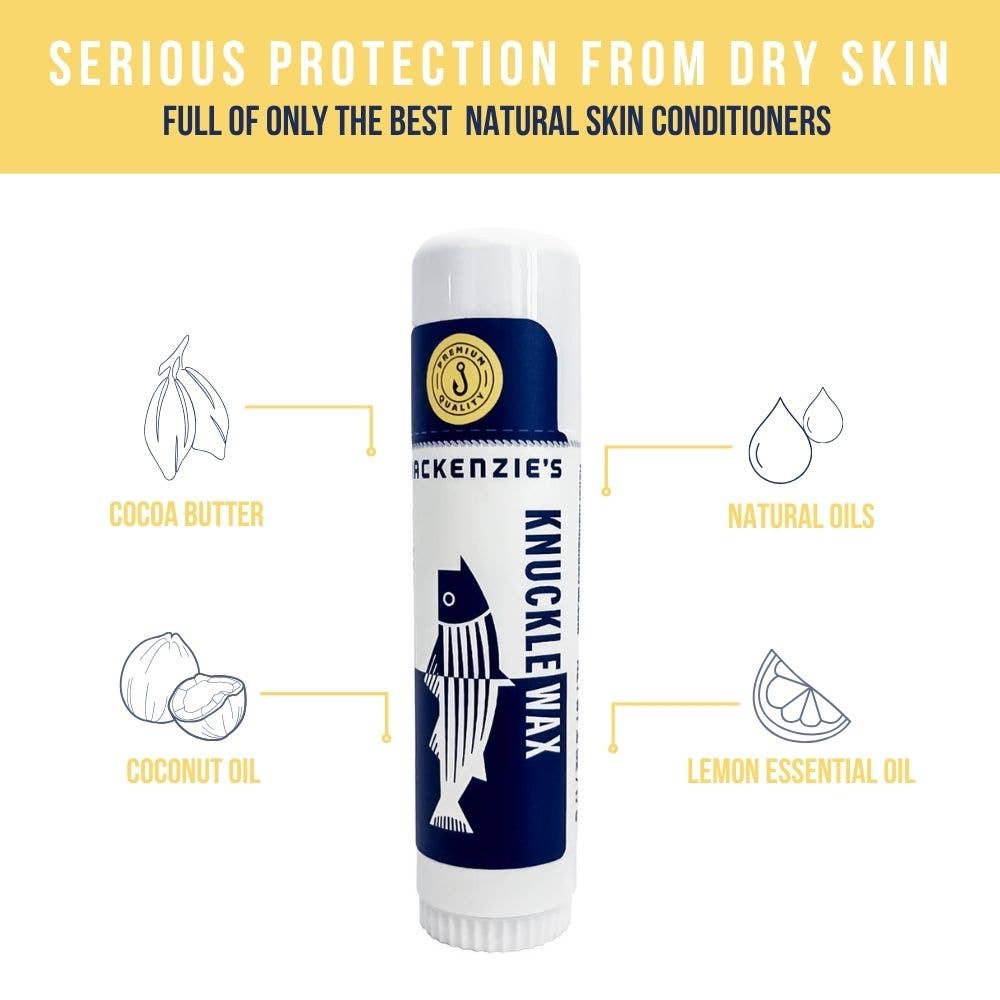 MacKenzie’s Fisherman Knuckle Wax- .6 oz tube - Skincare for Dry Hands