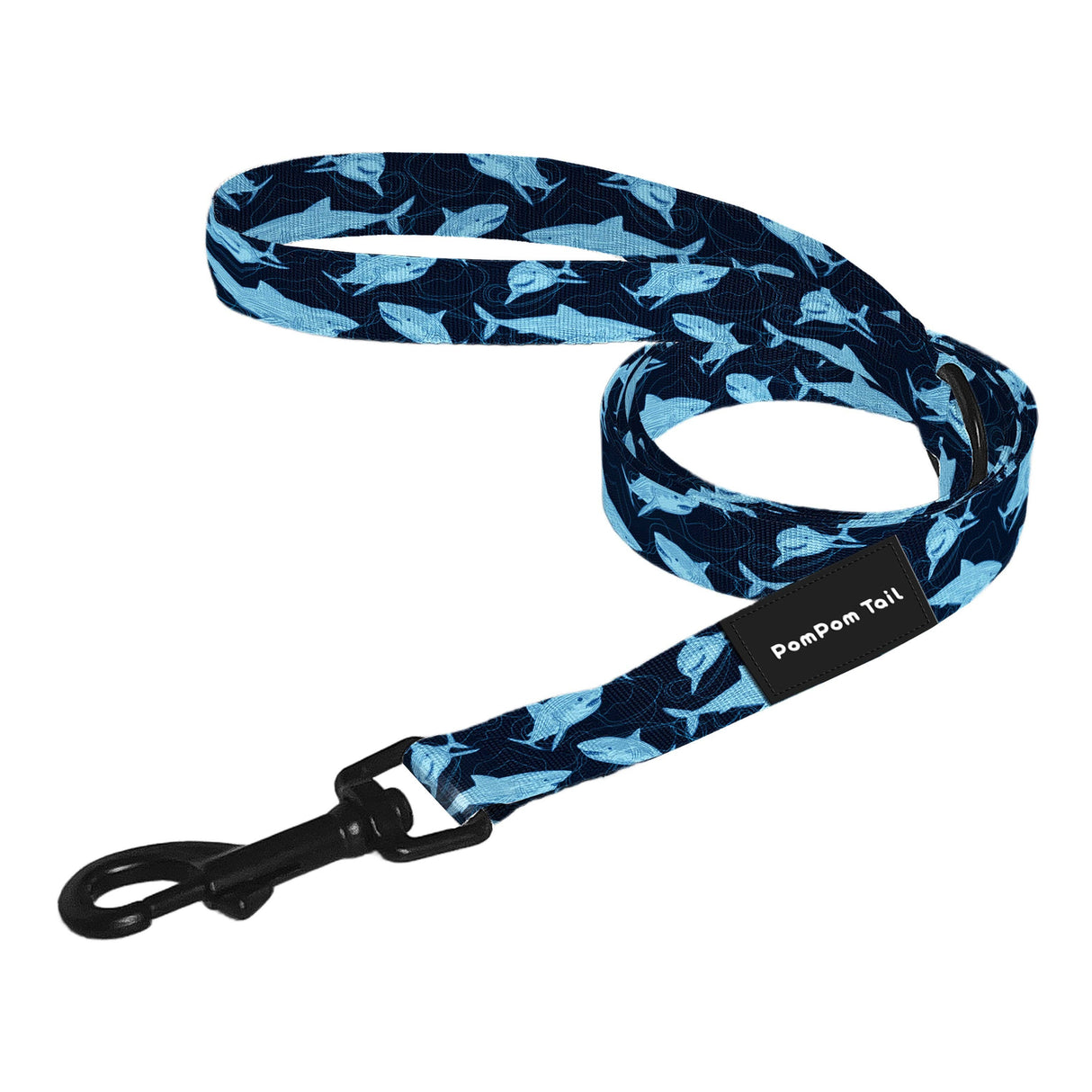 Boutique Styled Shark Design Dog and Pet Leash 60" long 3/4" wide