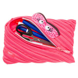 ZIPIT Monster Jumbo Pencil Pouch | Neon PINK Large Case
