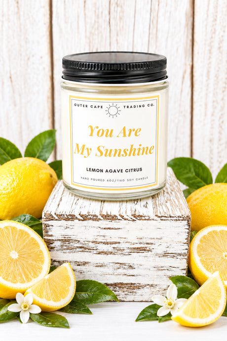Cape Cod Lemon Citrus Soy Wax Candle 4 oz
