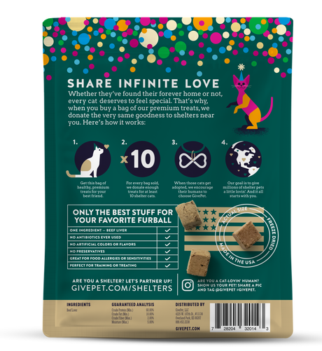 Cat Treats that Help Shelter Cats Ingredients