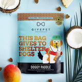 GivePet Doggy Paddle Soft & Chewy Training Dog Treats Helps Shelters