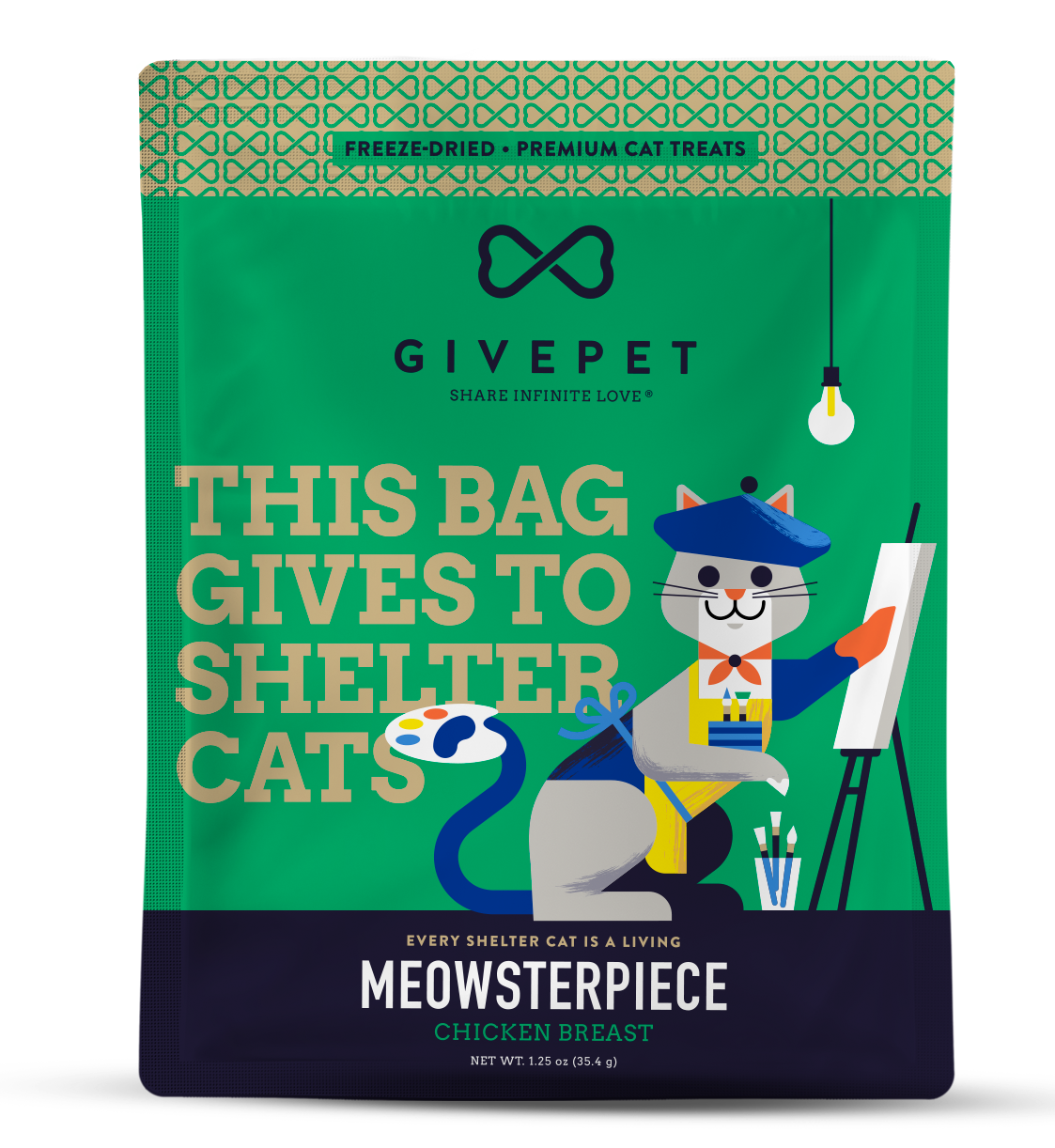 GivePet Meowsterpiece Freeze Dried Cat Treats