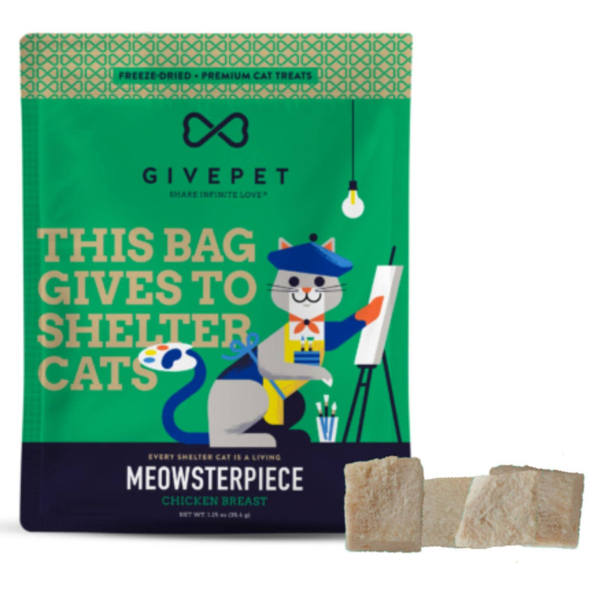GivePet Meowsterpiece Freeze Dried Cat Treats Image