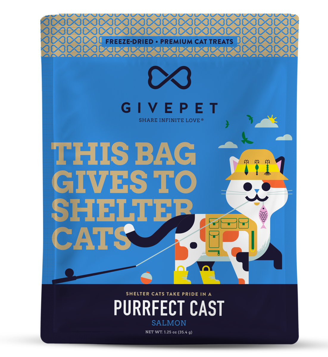 GivePet Purrfect Cast Freeze Dried Cat Treats