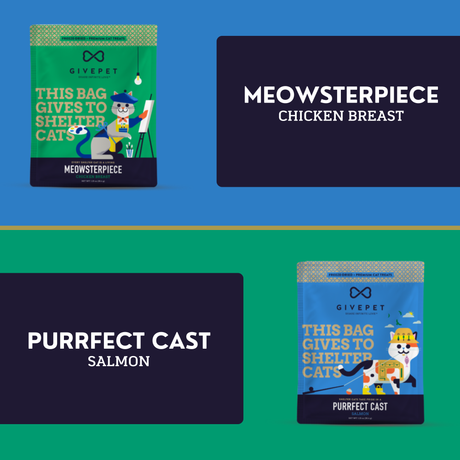 GivePet Purrfect Cast Freeze Dried Cat Treats Varieties