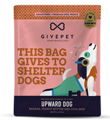 GivePet Upward Dog Soft & Chewy Training Treats Helps Homeless Dogs