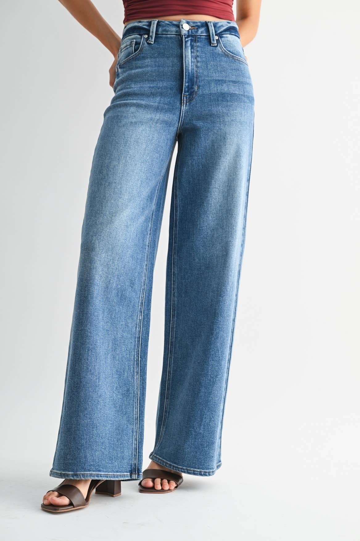 JBD Jeans High Waist Medium Wash