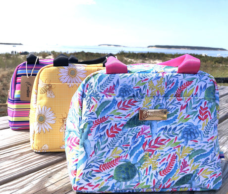 OEELINN Swimming Turtle Lunch Bag 