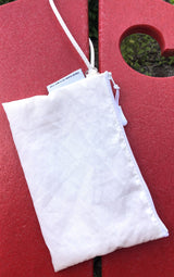 Mermaid Reclaimed Sail Wristlet Handmade on Cape Cod, MA - Rainbow