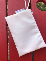 Mermaid Reclaimed Sail Wristlet Handmade on Cape Cod, MA - Ocean Blue