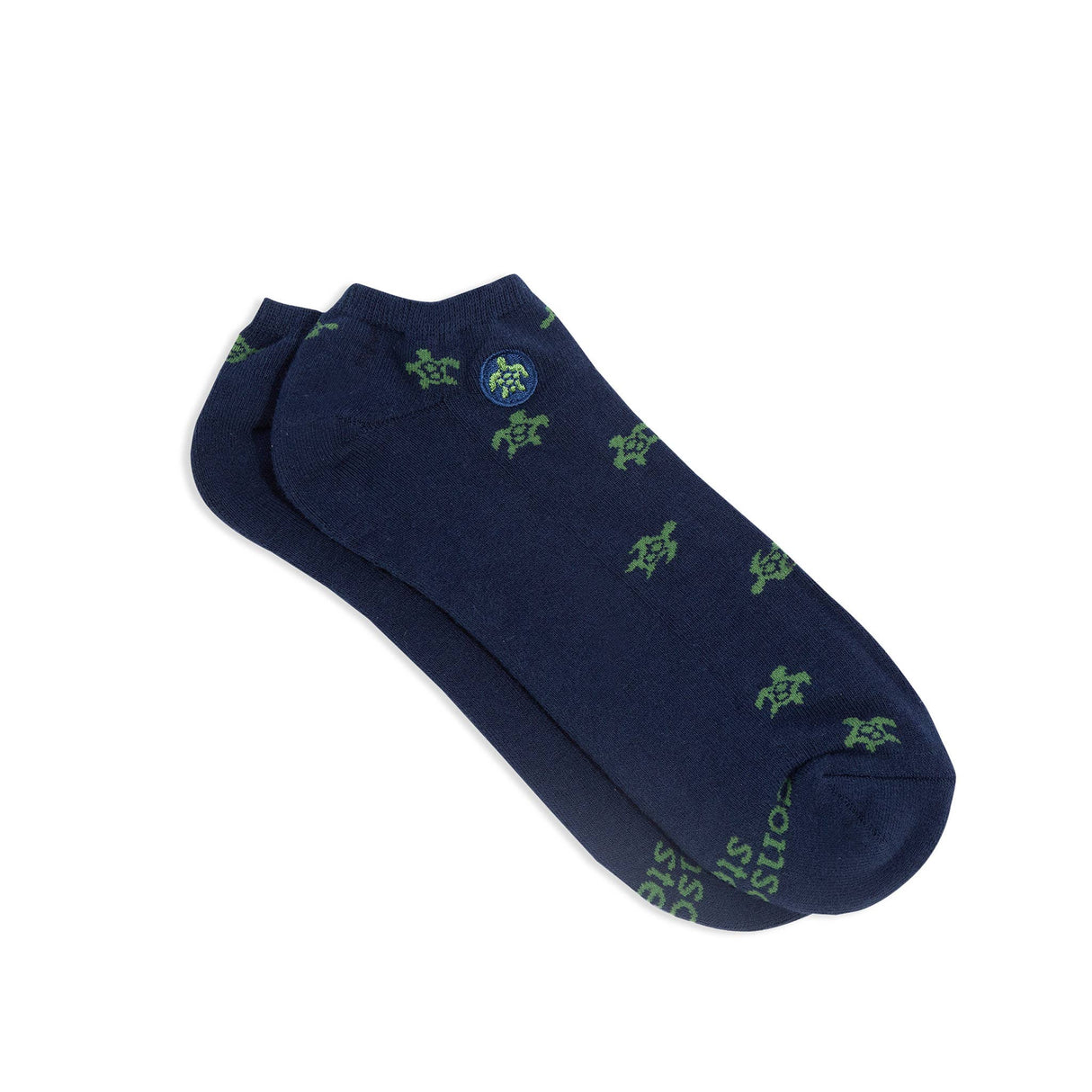 Cozy socks that support healthy oceans and marine life like turtles