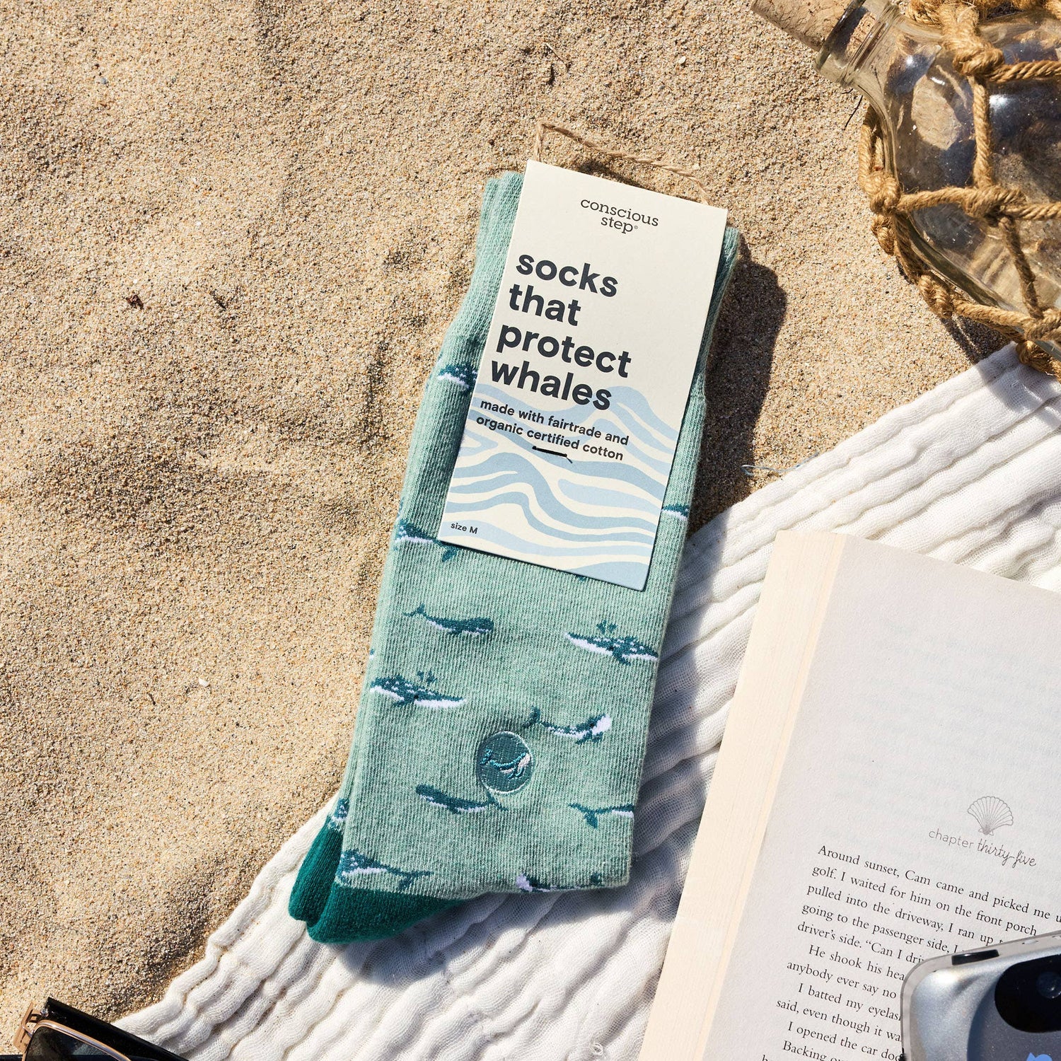 Protect our oceans with every step. Buy organic blend socks that help strength oceans and marine life. Shop the collection today!