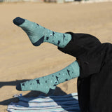 Socks that support Georgia Aquarium and graceful manta rays