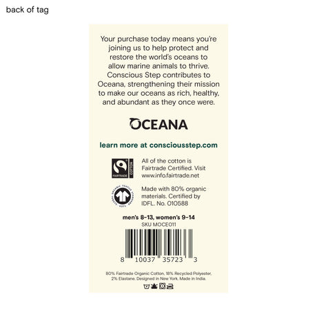 Protect our oceans with every step. Buy organic blend socks that help strength oceans and marine life. Shop the collection today!