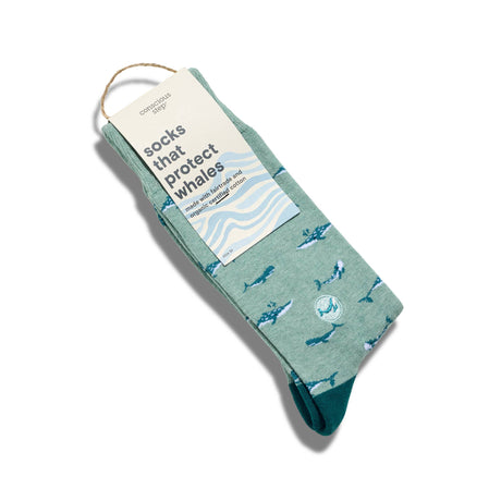 Protect our oceans with every step. Buy organic blend socks that help strength oceans and marine life. Shop the collection today!
