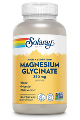 Solaray Magnesium Glycinate 350 mg | Sleep & Muscle Support