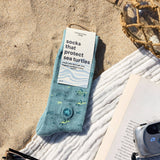 Socks that Protect Sea Turtles | 70% Organic: Size Small