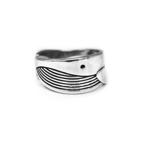 Whale Ring Sterling Silver - Supports Center for Coastal Studies in Provincetown, MA