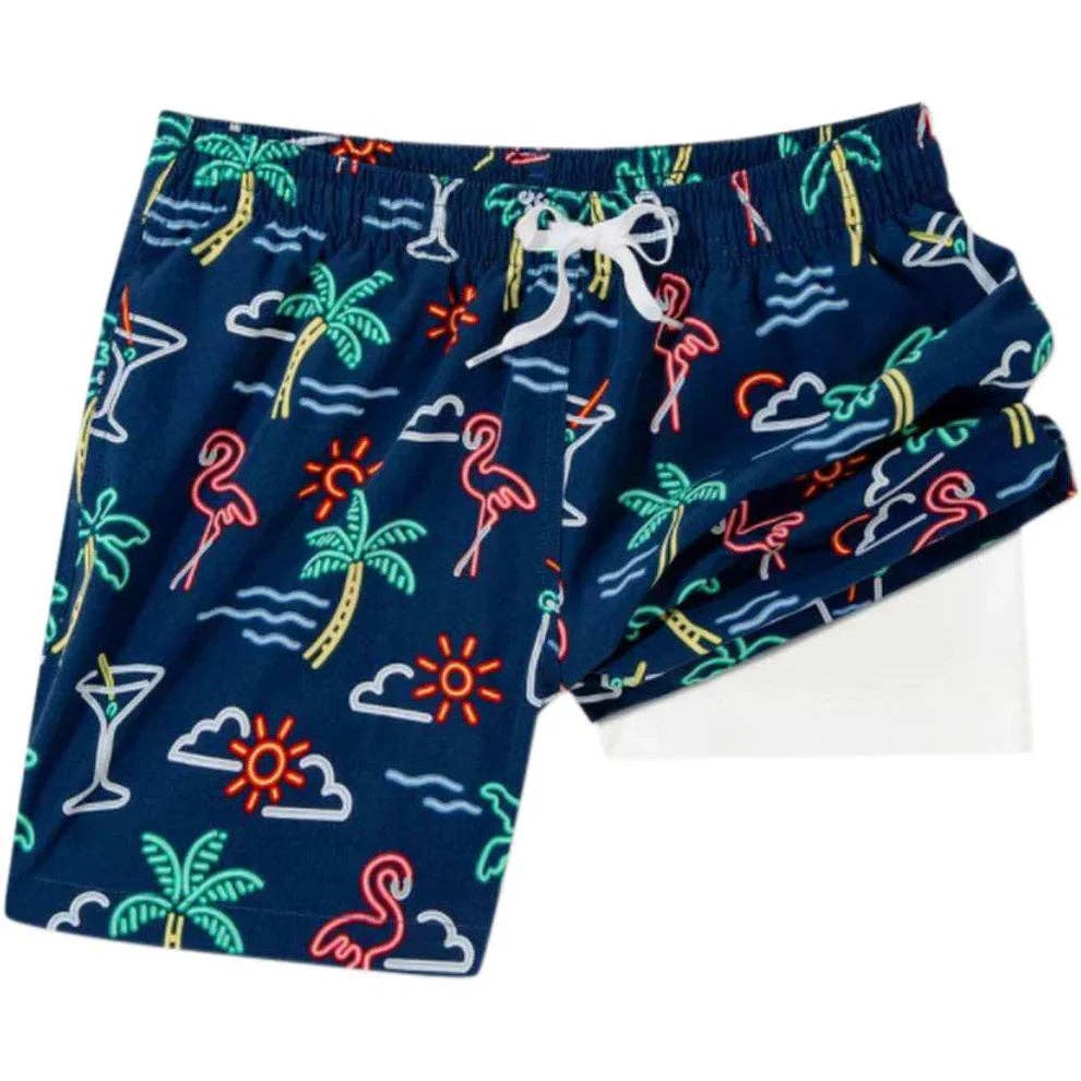Chubbies Men's 7" Inseam Lined Swimwear Swim Trunks – The Neon Lights 🔥